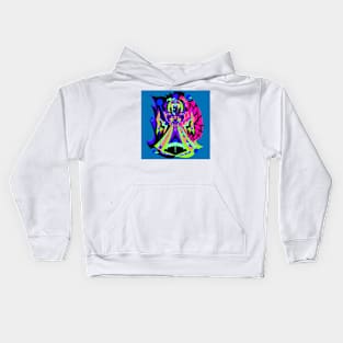 flatwoods creature cryptid monster ecopop alien world art Kids Hoodie